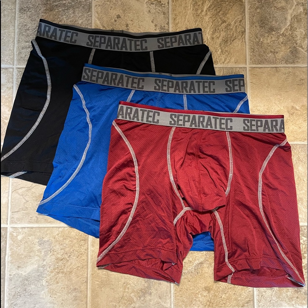 Separatec Mesh Quick-dry Boxer Briefs x3